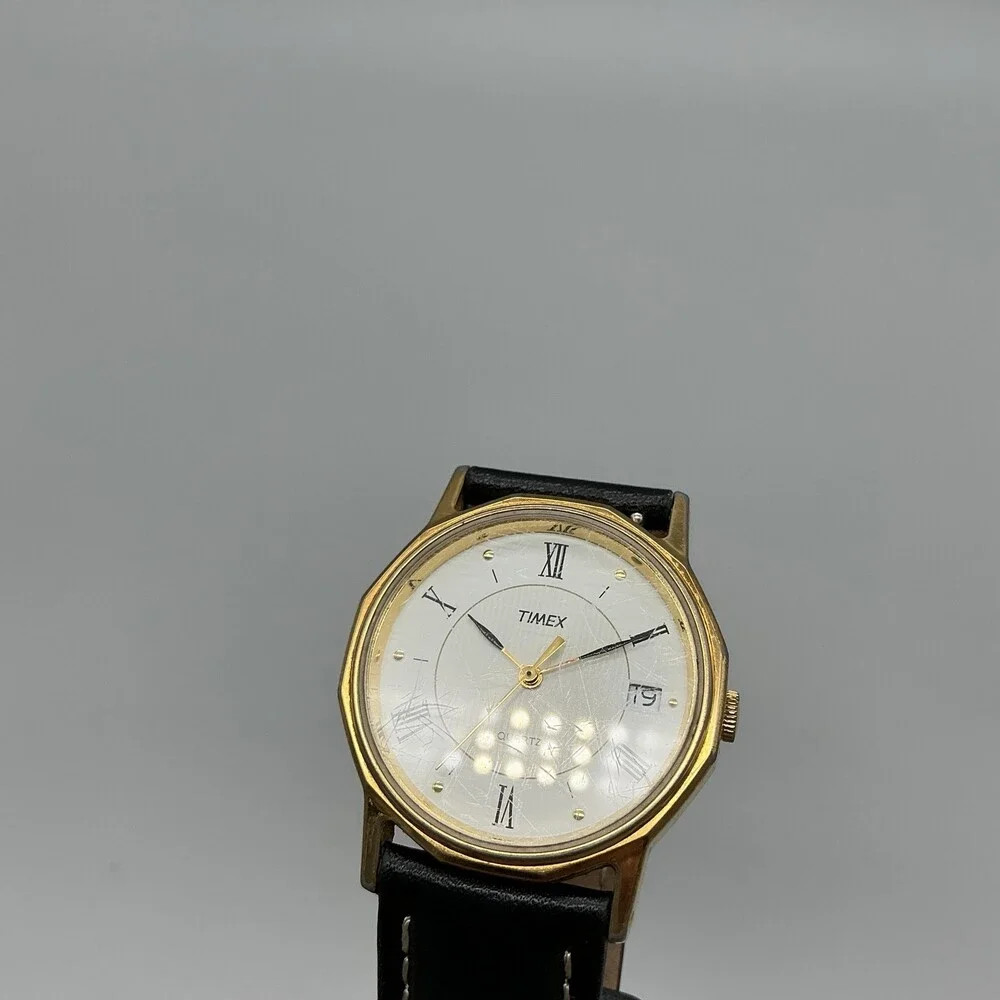 Timex round steel two
